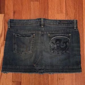 Citizens of Humanity stretch denim mini skirt